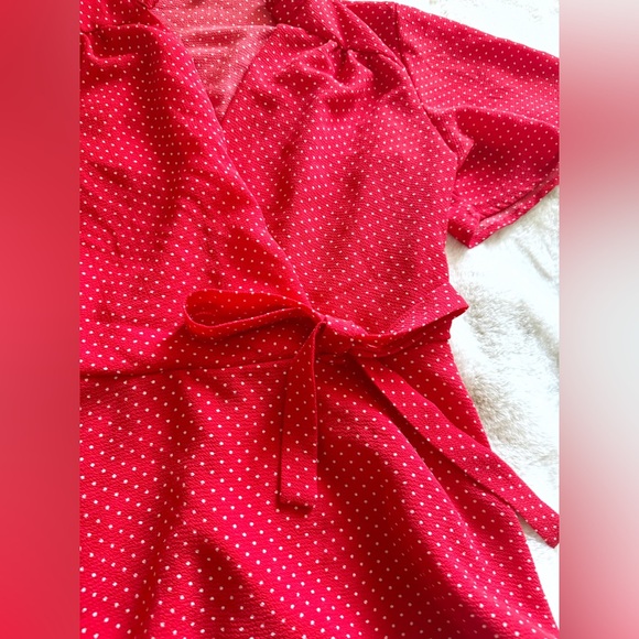 Red Polka Dot Top - Picture 2 of 4